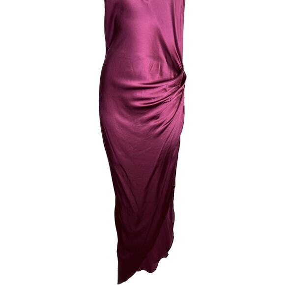 Amanda Uprichard X REVOLVE Samba Gown in Aubergine - Picture 4 of 11